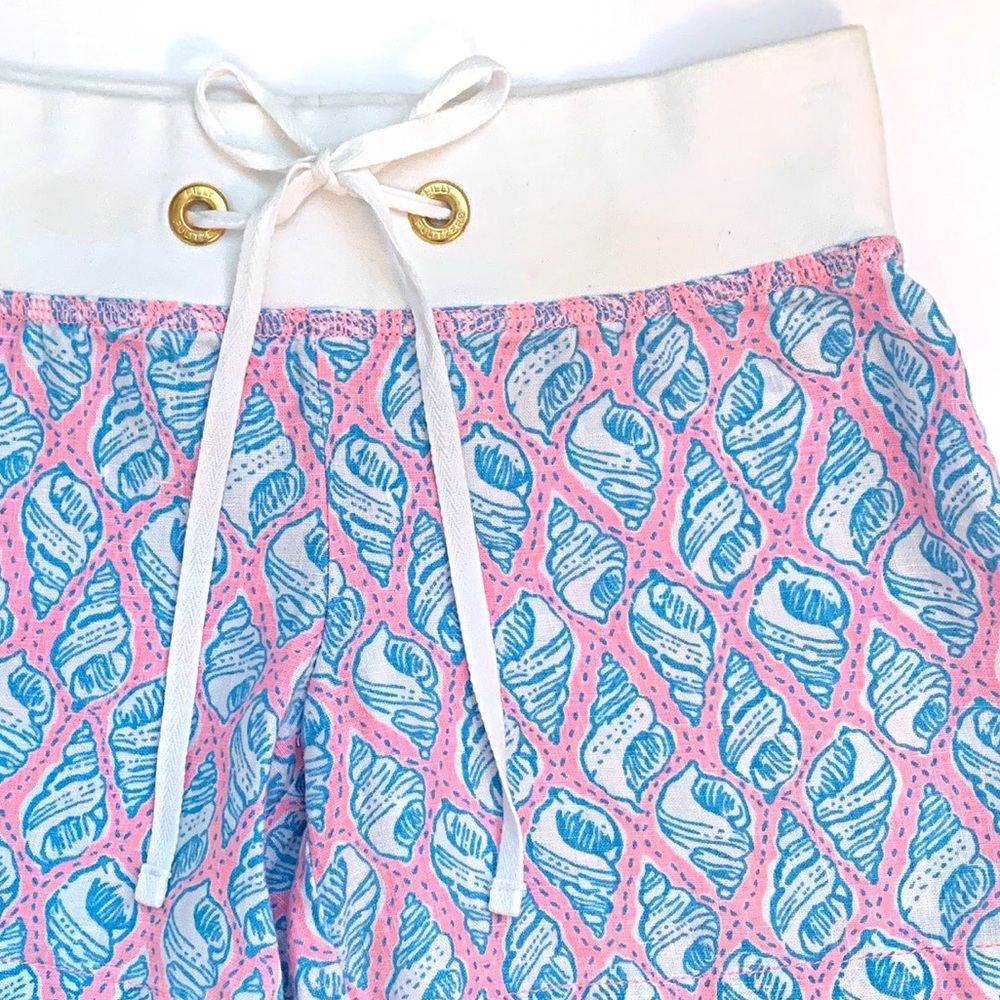 SOLD Lilly Pulitzer | A Little Tipsy Linen Shorts - Picture 2 of 6